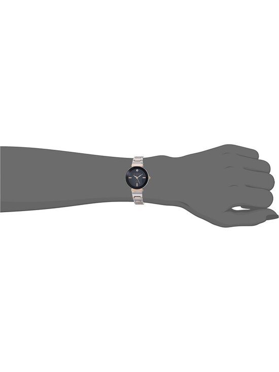Anne Klein Women\'s Silver Navy Blue Analog Genuine Diamond Dial Bracelet Watch main image 5